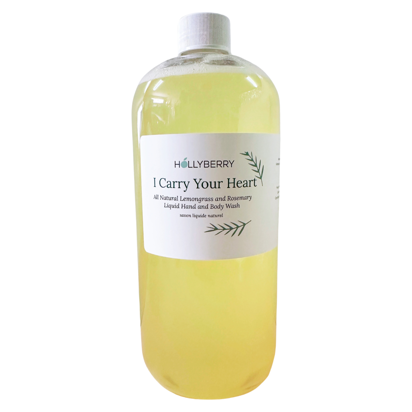 I Carry Your Heart liquid Hand & Body Wash - Lemongrass Rosemary