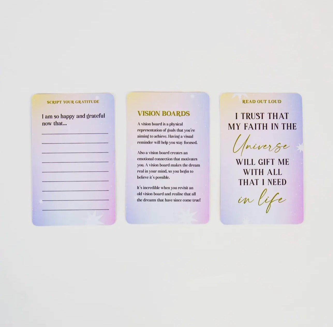 Dream Big & Learn to Manifest Cards