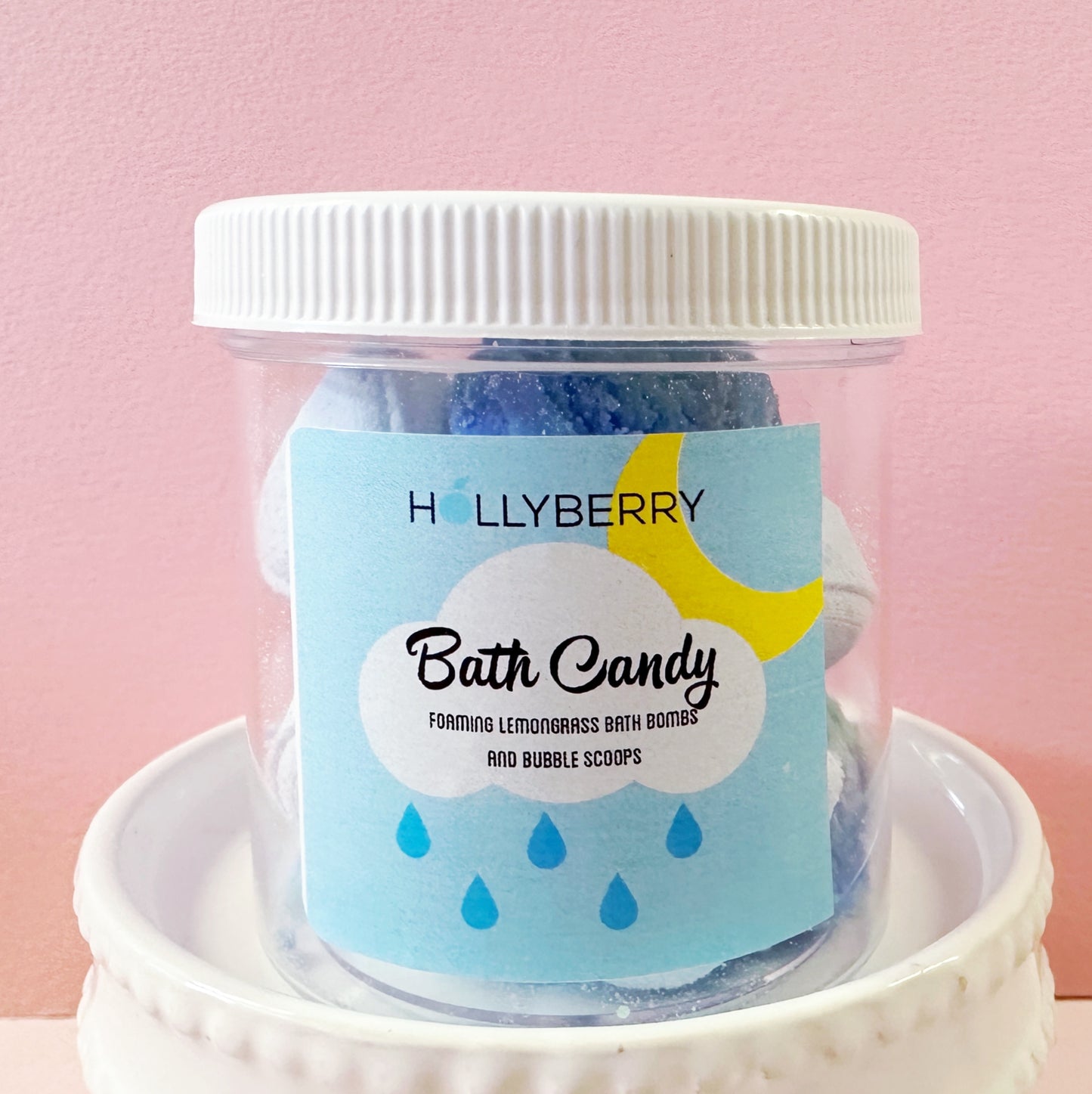 Bath Candy - Lemongrass Bubble Scoops and Foaming Bath Candy